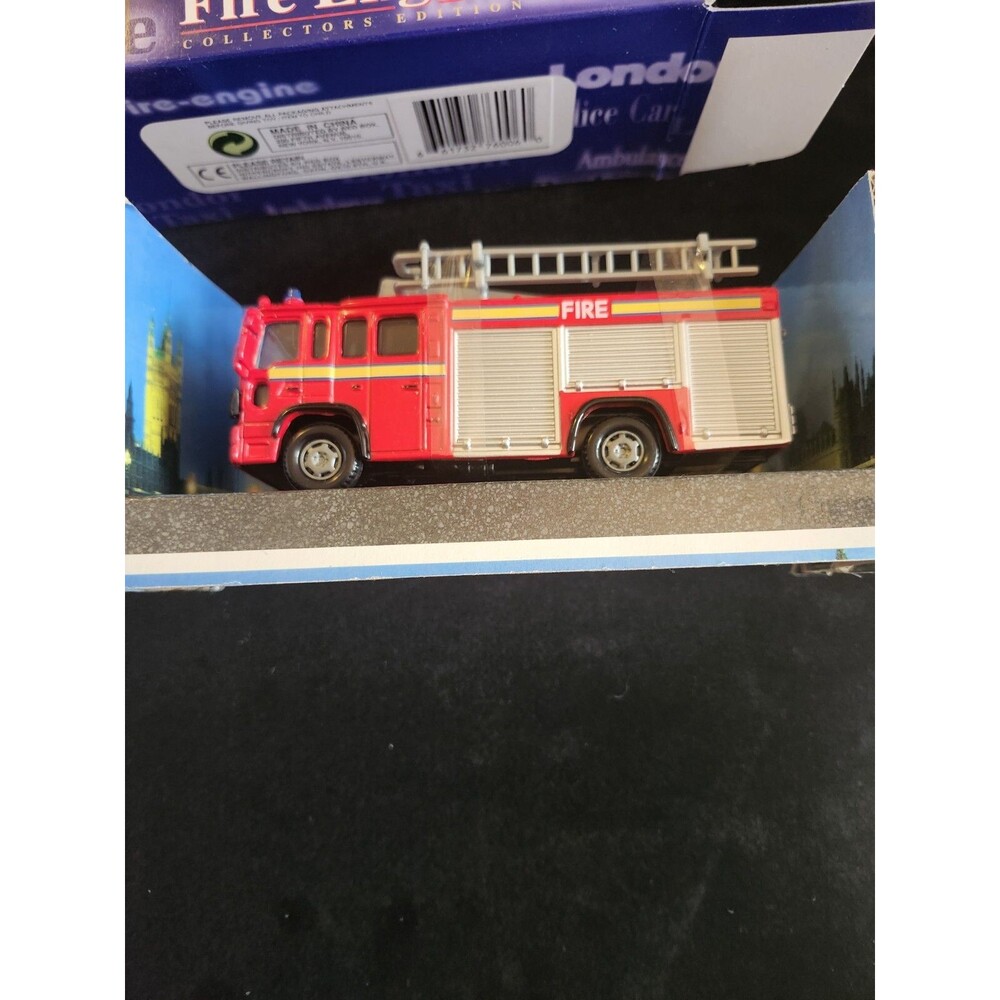 London Fire Truck 5 Inch Diecast Model Toy Car Fire Engine